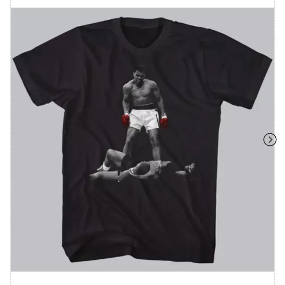 🆕️🥊Muhammed Ali Black Jacket And T-shirt Bundle, XL/XXL